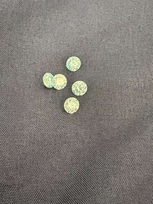 0.50 ct Tiffany Blue Loose Moissanite