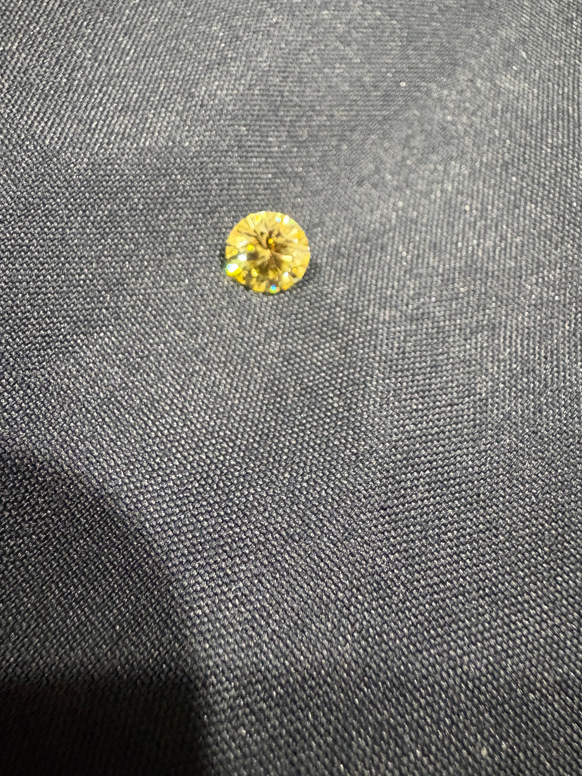 1ct Lemon Yellow Loose Moissanite