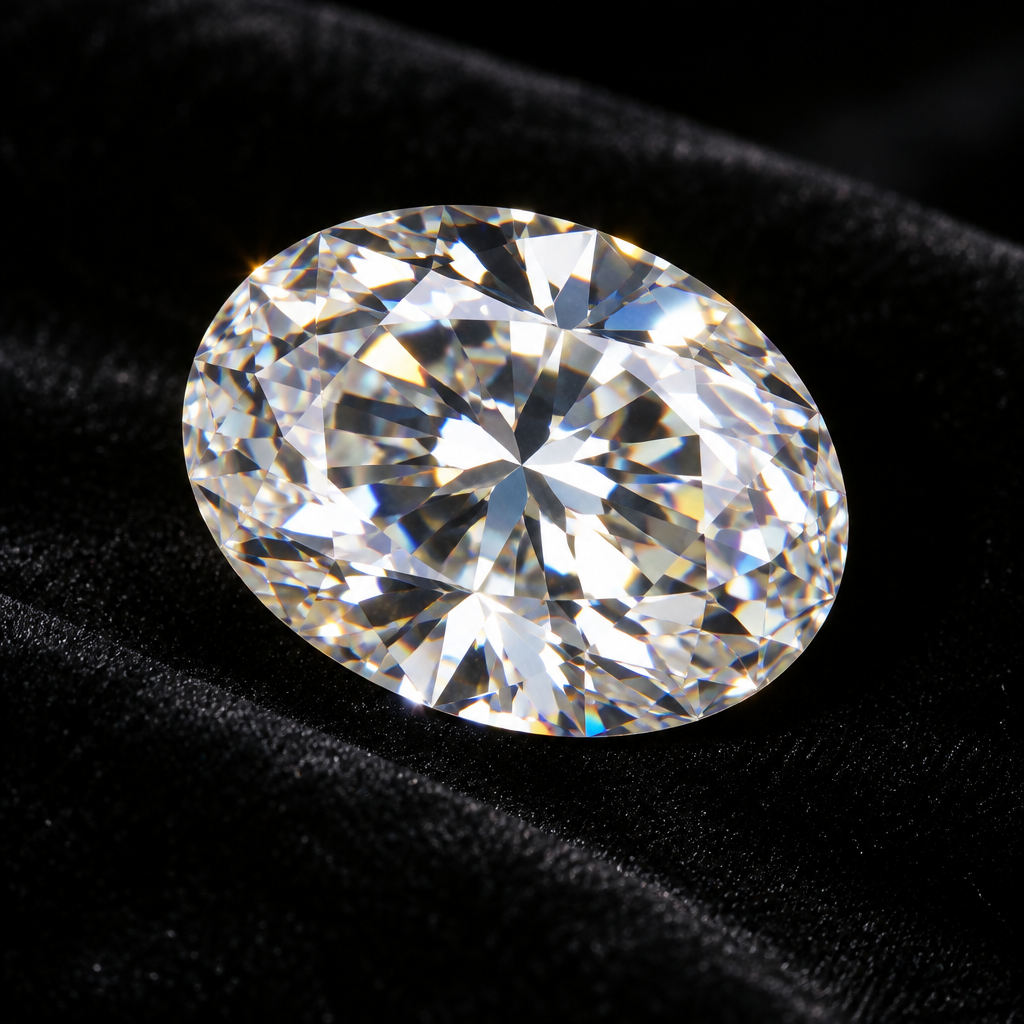 5ct. Oval Loose Moissanite